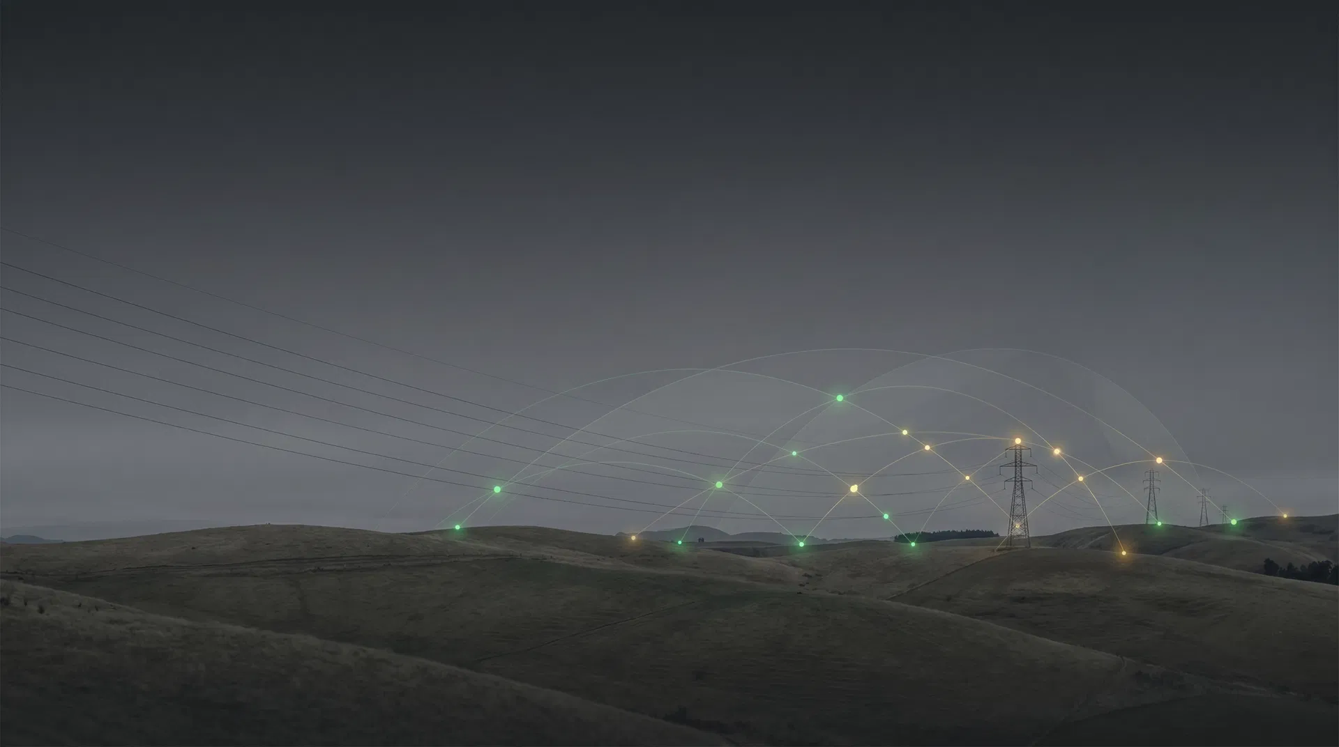 Grid connection and market infrastructure visual