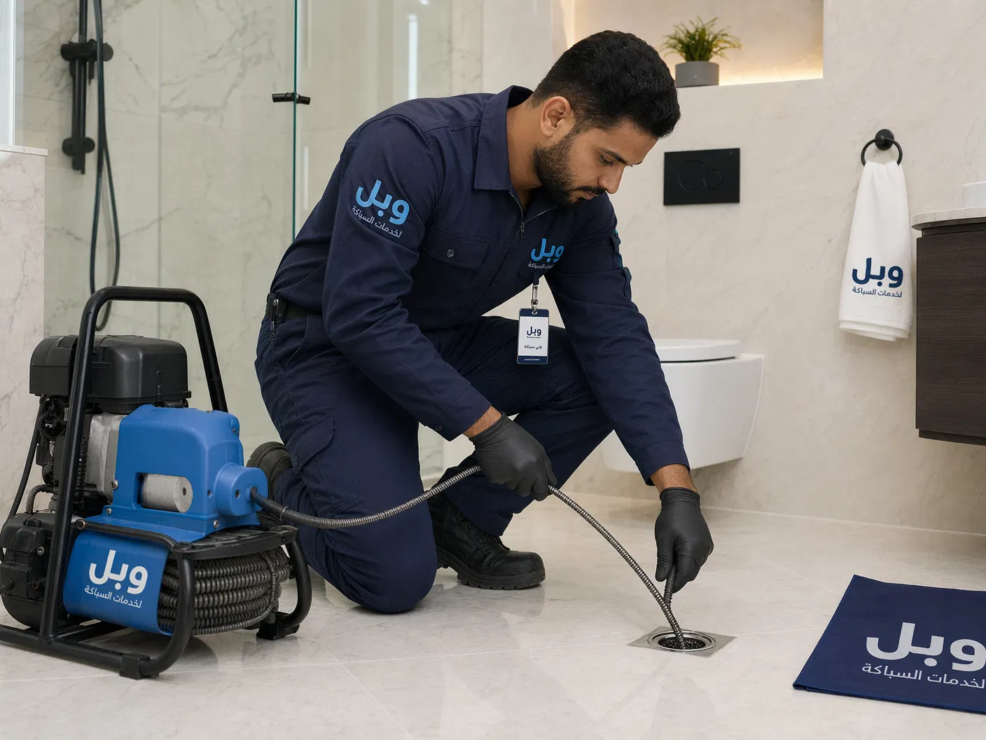 تسليك مجاري الحمامات والبالوعات