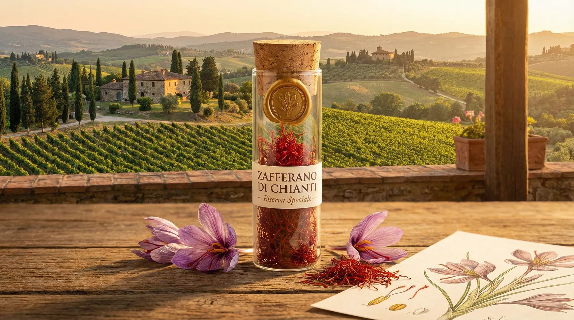 Lo Zafferano Biodinamico: L'Oro Rosso del Chianti