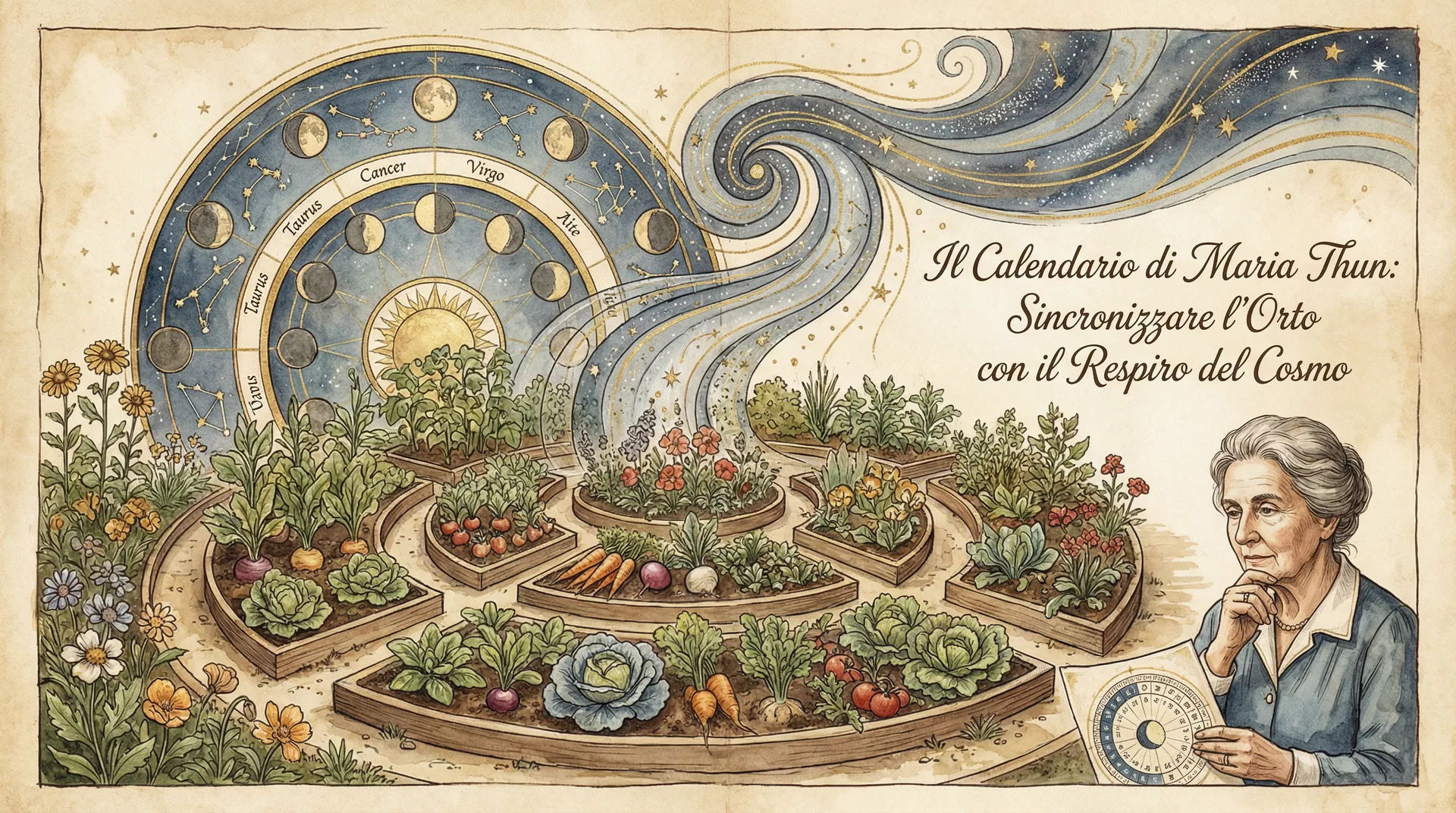Il Calendario di Maria Thun: Sincronizzare l'Orto con il Respiro del Cosmo