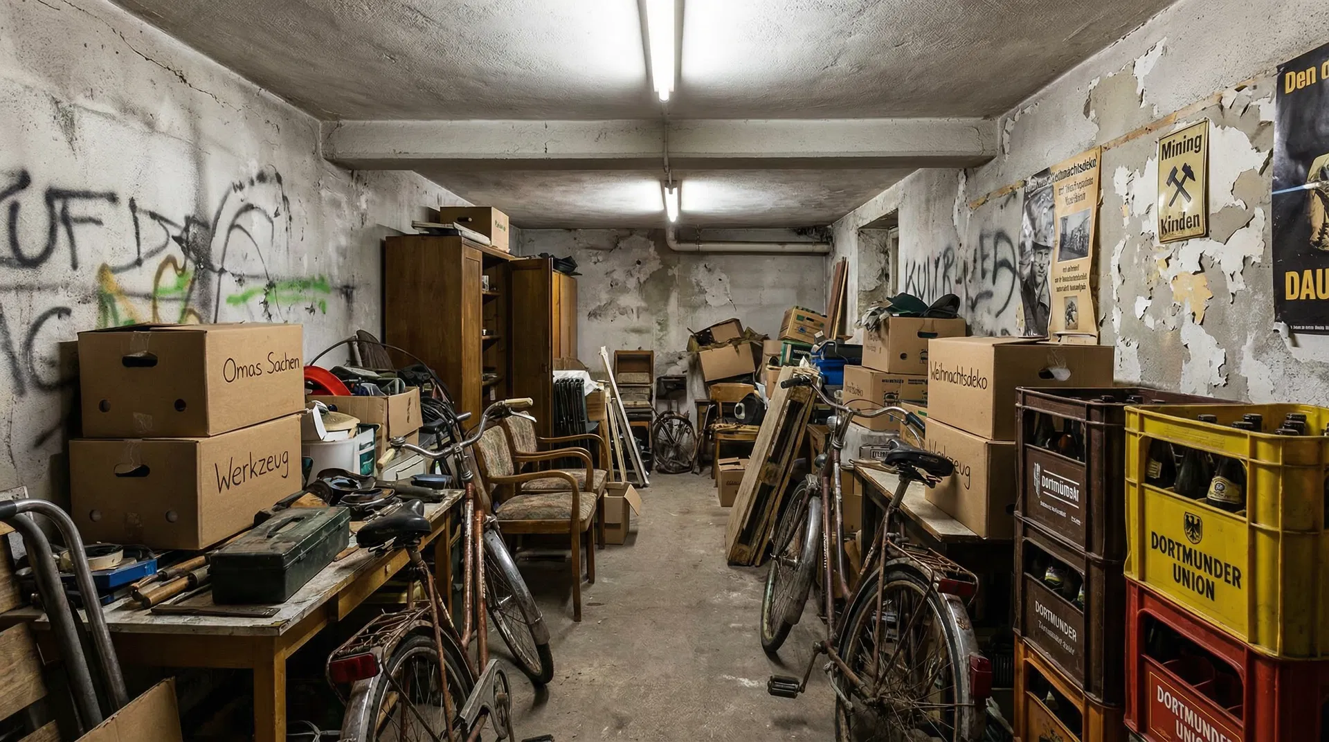 Keller entrümpeln in Essen: Tipps und was es kostet