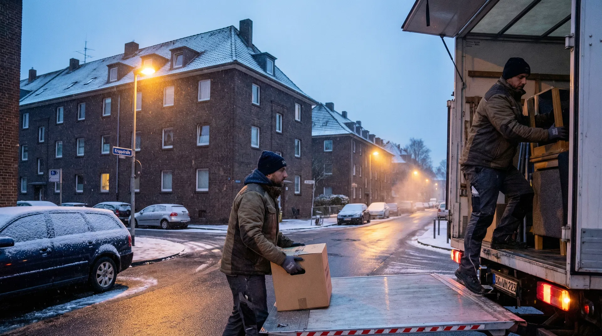 Umzug im Winter in Essen: Diese 7 Dinge müssen Sie beachten