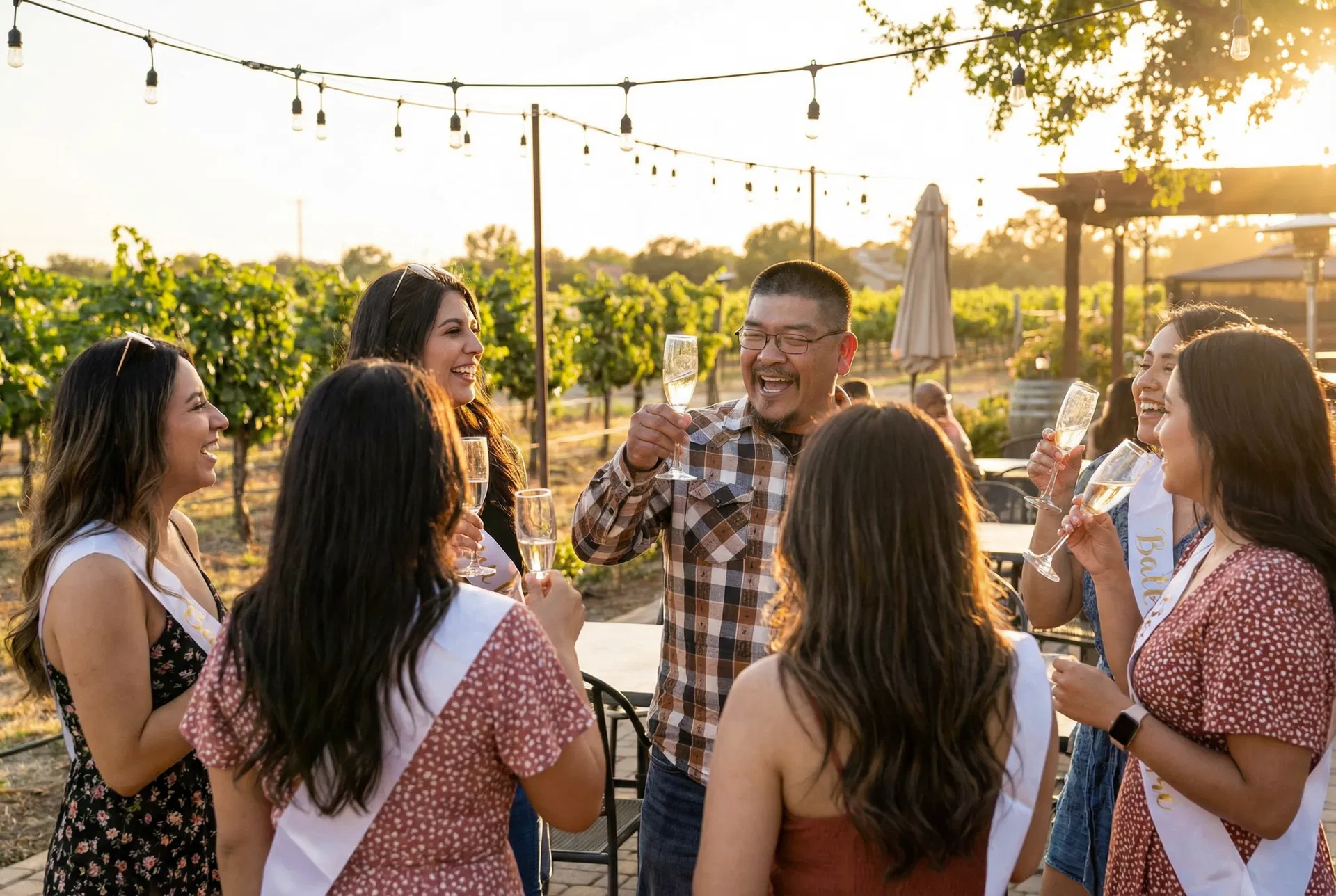 Carlos hosting a bachelorette party
