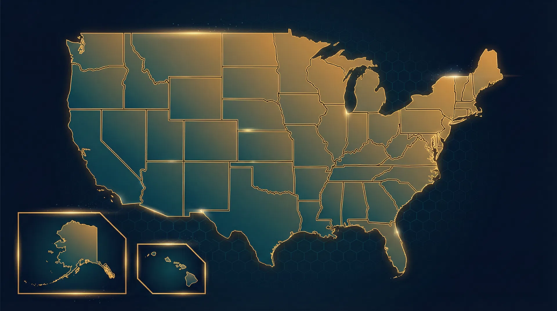 United States map showing all 50 states where RISKX is licensed