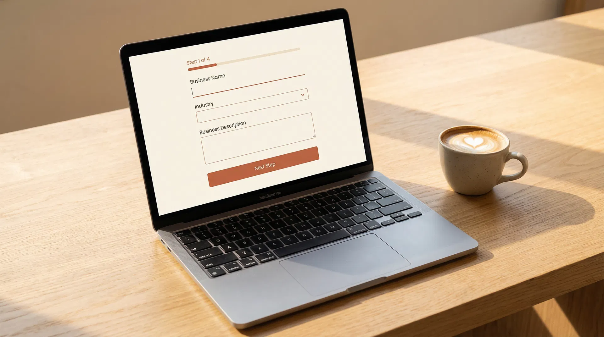 SiteForge questionnaire interface