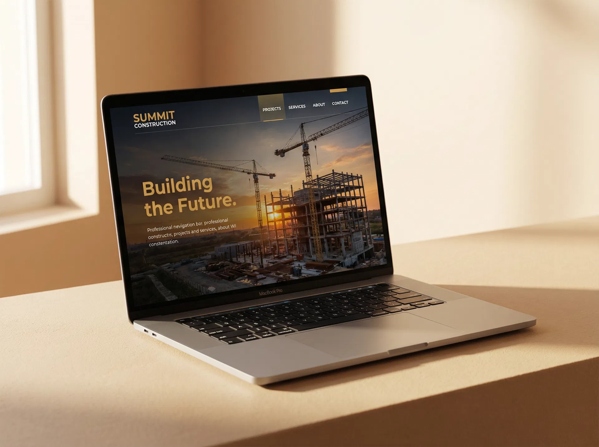 Premium Summit Construction website by SiteForge
