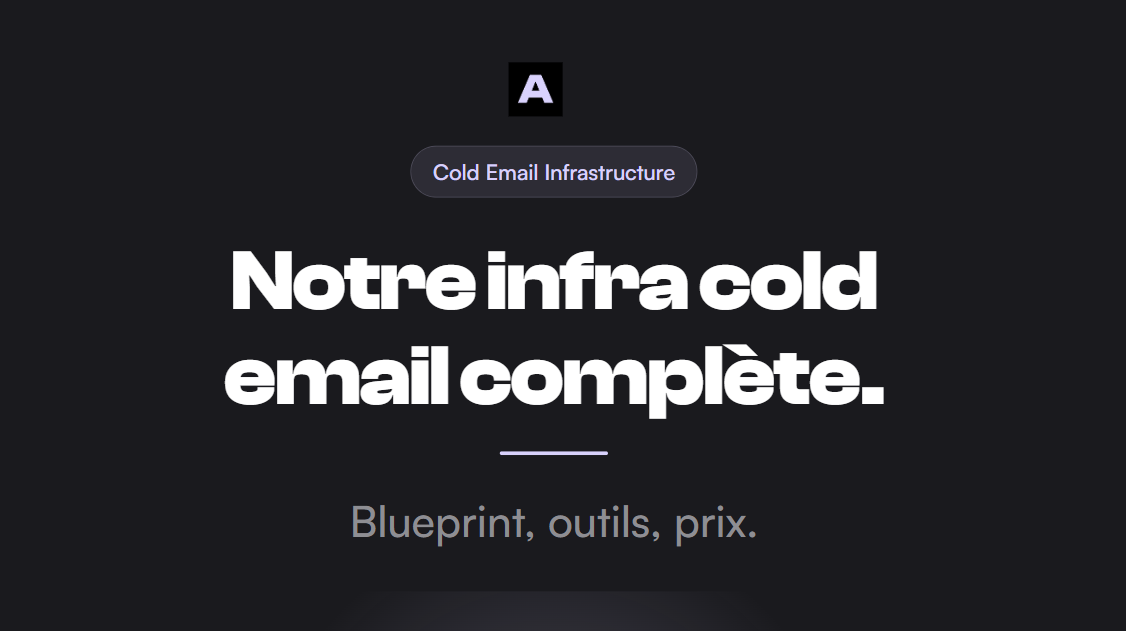 Infrastructure de Cold Email d'Awilix - Workflow Détaillé