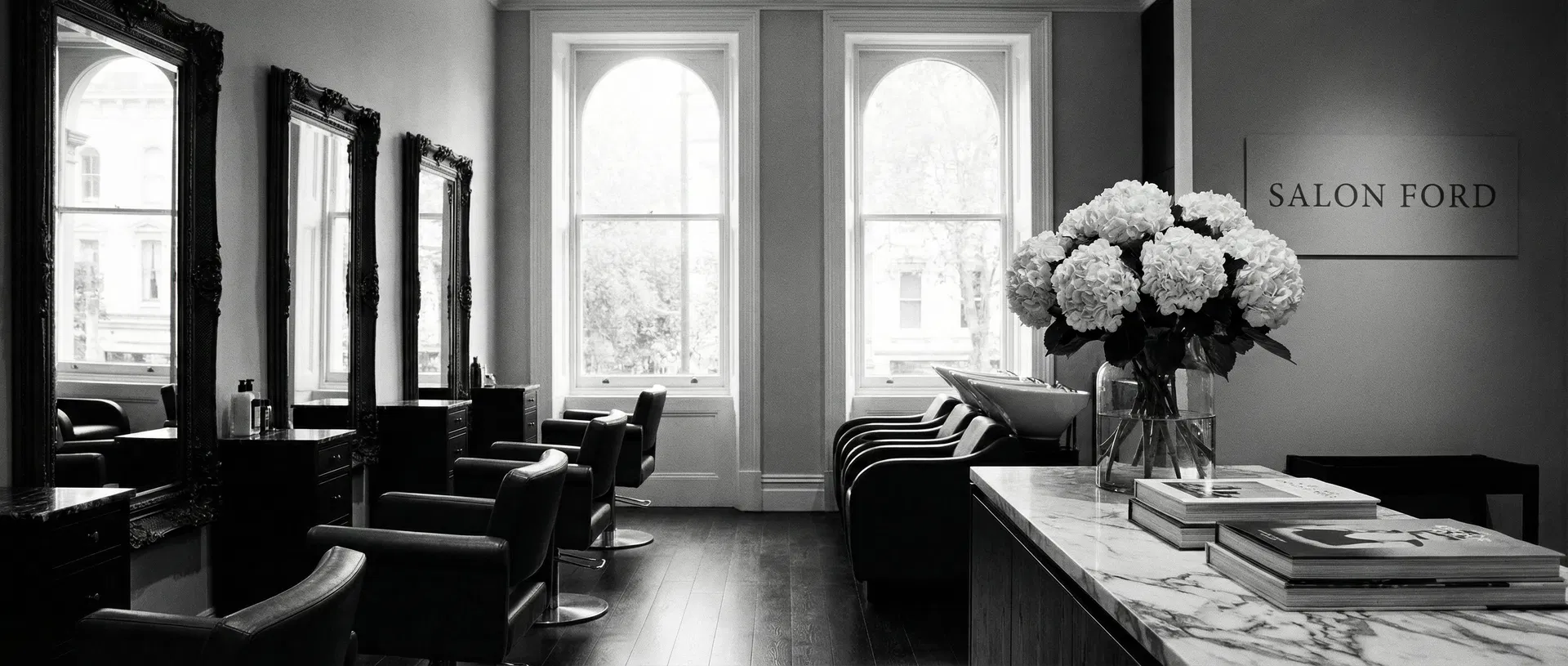 Warren Tricomi luxury salon interior