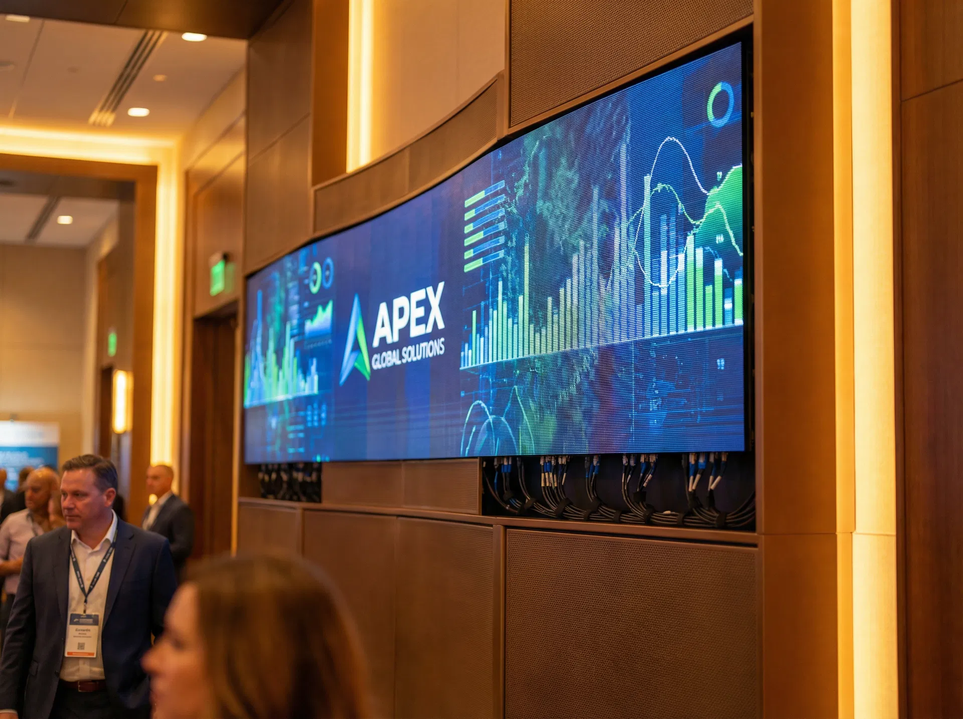 Congresso com Painel LED