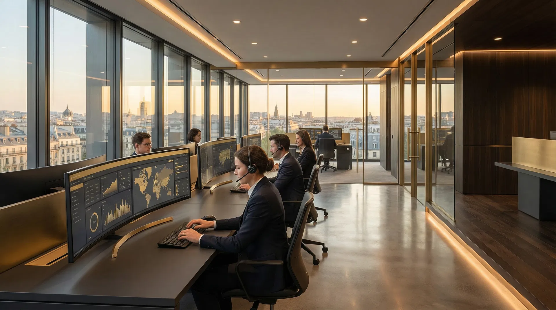 AEGIS – Professionelles Kundenservice-Team bei der Arbeit