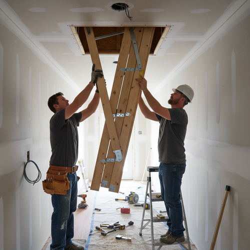 Ocean County, NJ Attic Stair Installation