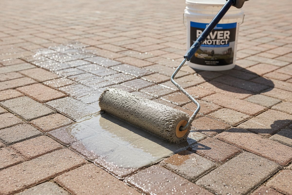 Crystal Lake, IL Paver Sealer Application