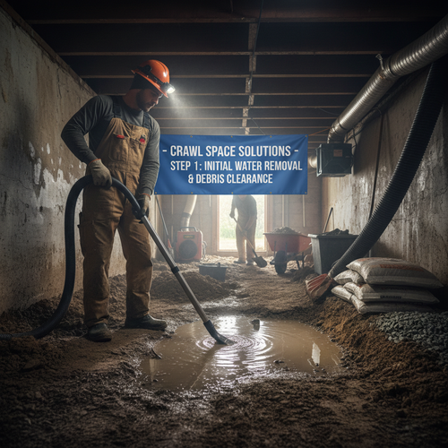 Alabaster Crawl Space Moisture & Drainage Solutions