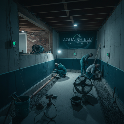 Interior Drainage & Water Intrusion Prevention in Hoover