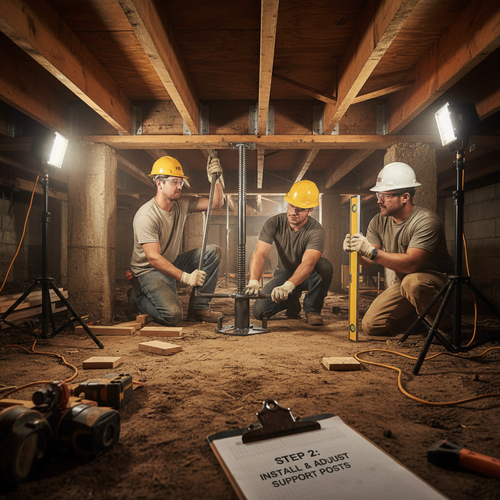 Tuscaloosa Sagging Floor Repair & Floor Leveling