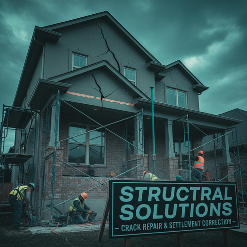 Structural Crack Repair & Settlement Correction in Hoover