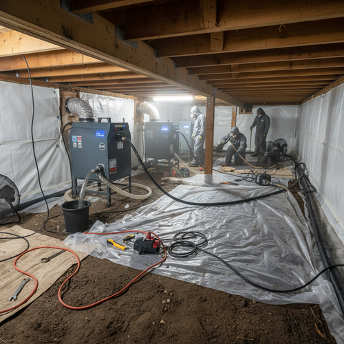 Foundation Wall Stabilization & Reinforcement Hoover