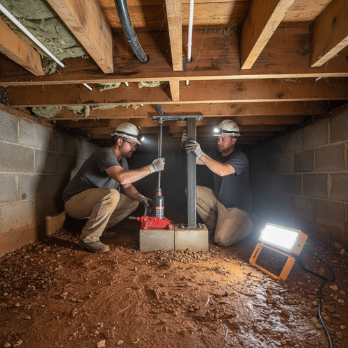 Sagging Floor Repair & Floor Leveling Hoover