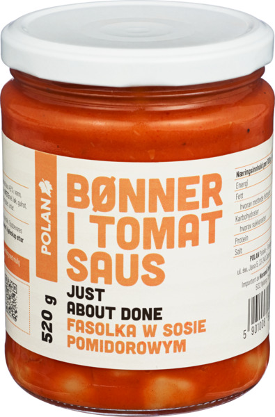 Polan Bønner i tomatsaus 520g
