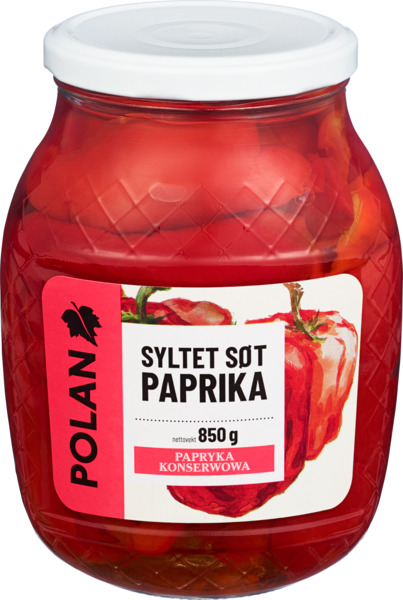 Polan Syltet Sot Paprika 850g