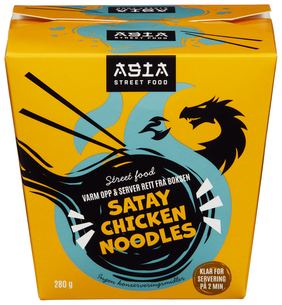Asia Street Food Satay Chicken Noodles 280g