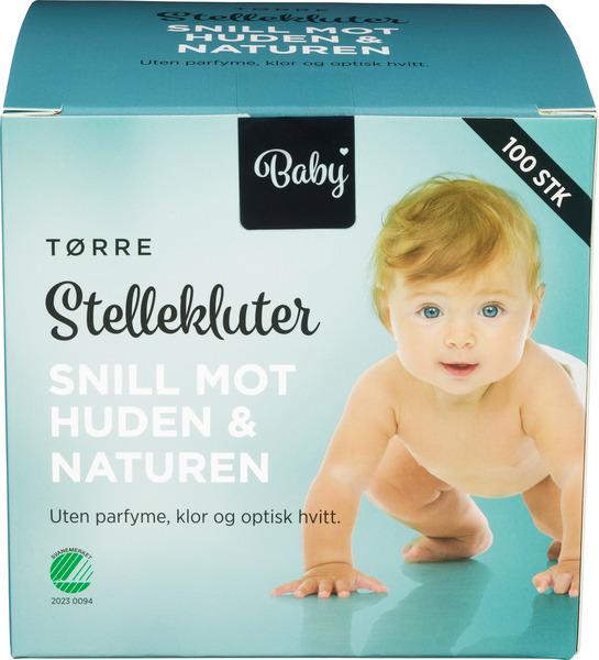 Baby Tørre Stellekluter 100stk