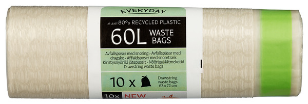 Everyday Waste Bags 60L 10x