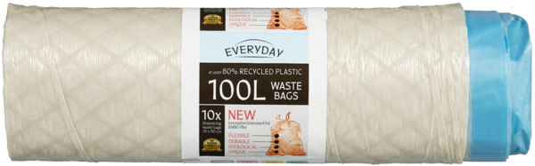Everyday Waste Bags 100L 10x