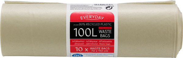 Everyday Waste Bags 100L 10x