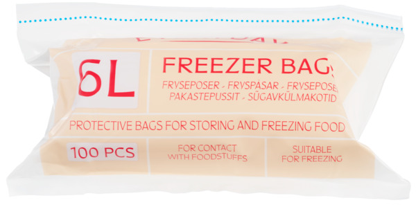 Everyday Freezer Bags 6L 100pcs