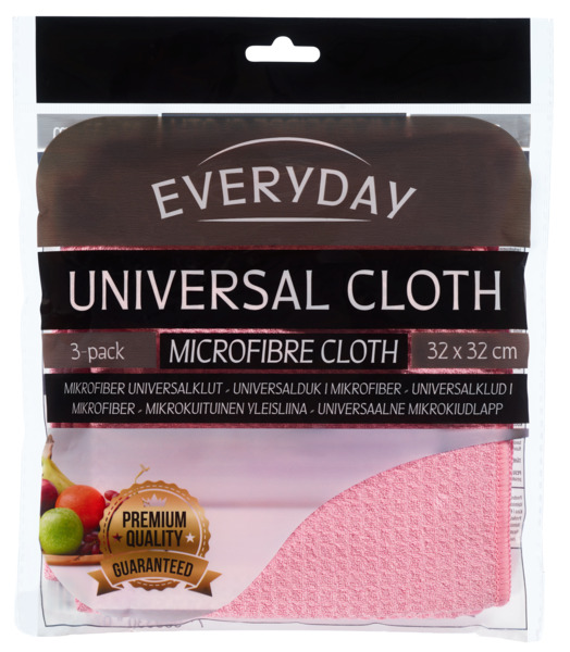Everyday Universal Cloth Microfibre Cloth 3-pack 32x32cm