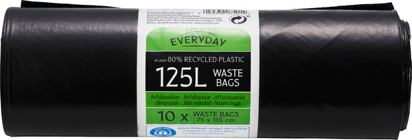 Everyday 125L Waste Bags 10x