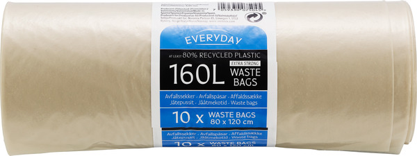 Everyday 160L Waste Bags 10x
