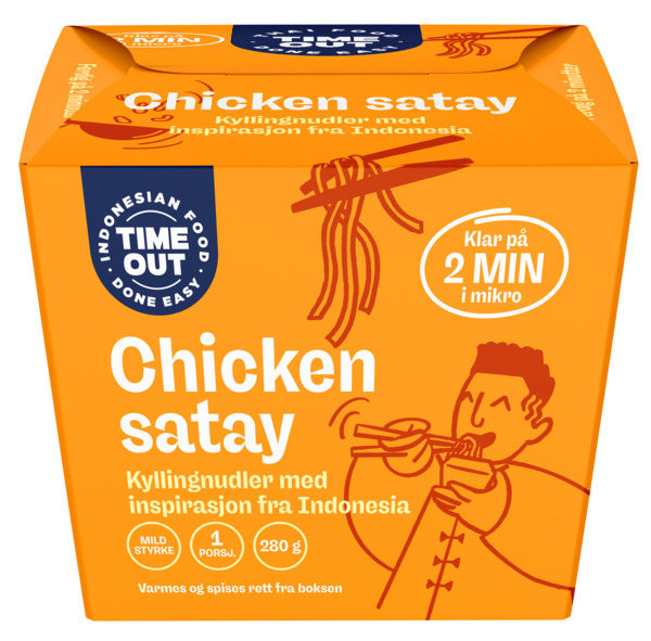 Time Out Chicken Satay 280g