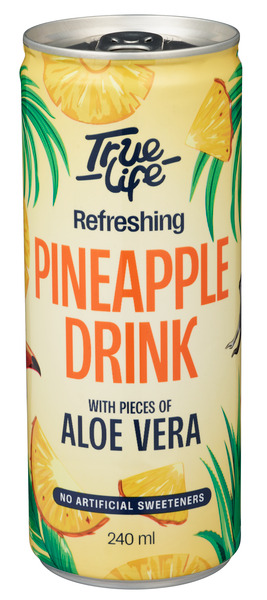 True Life Pineapple Drink with Aloe Vera 240ml