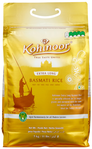 Kohinoor Extra Long Basmati Rice 5kg