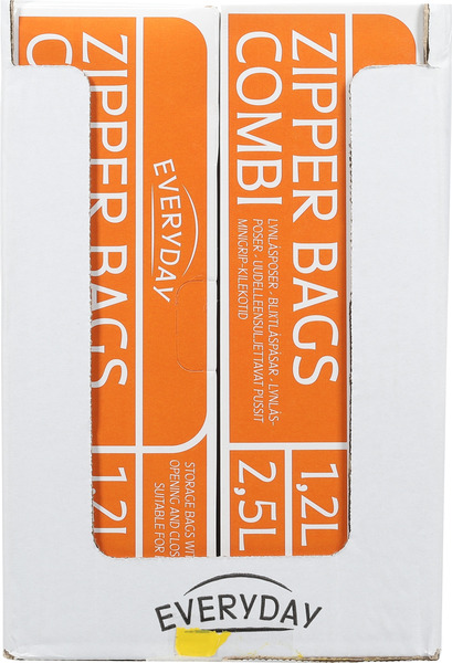 Everyday Zipper Bags Combi 1.2L & 2.5L