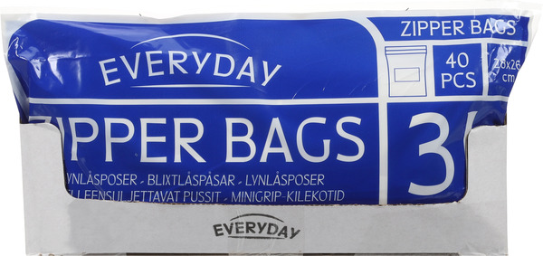 Everyday Zipper Bags 3L