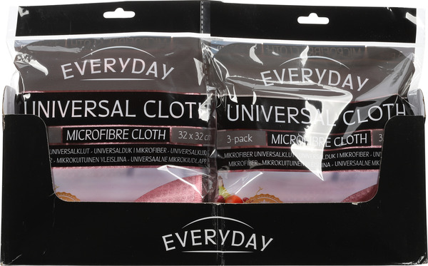 Universal Cloth Microfibre Cloth 3 pack