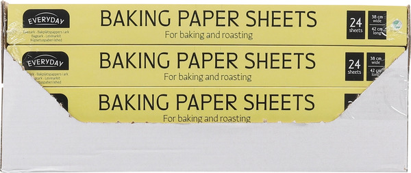 Baking Paper Sheets 24 sheets