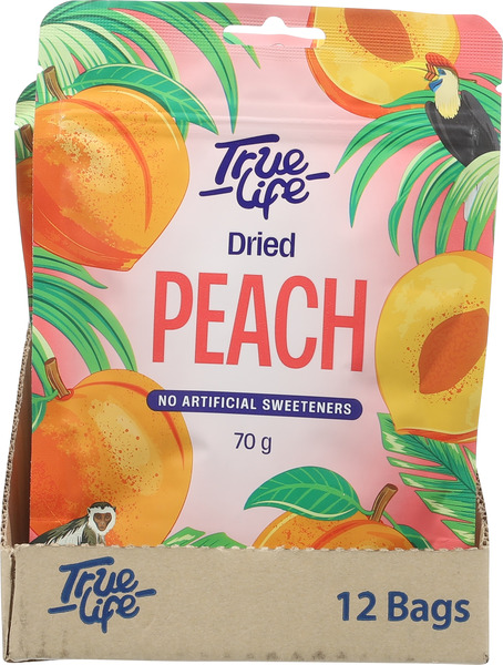 True Life Dried Peach 70g