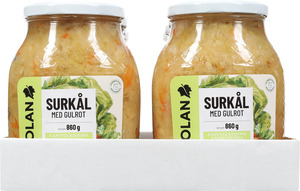 Polan Surkål med gulrot 460g