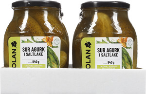 Polan Sur agurk i saltlake 240g