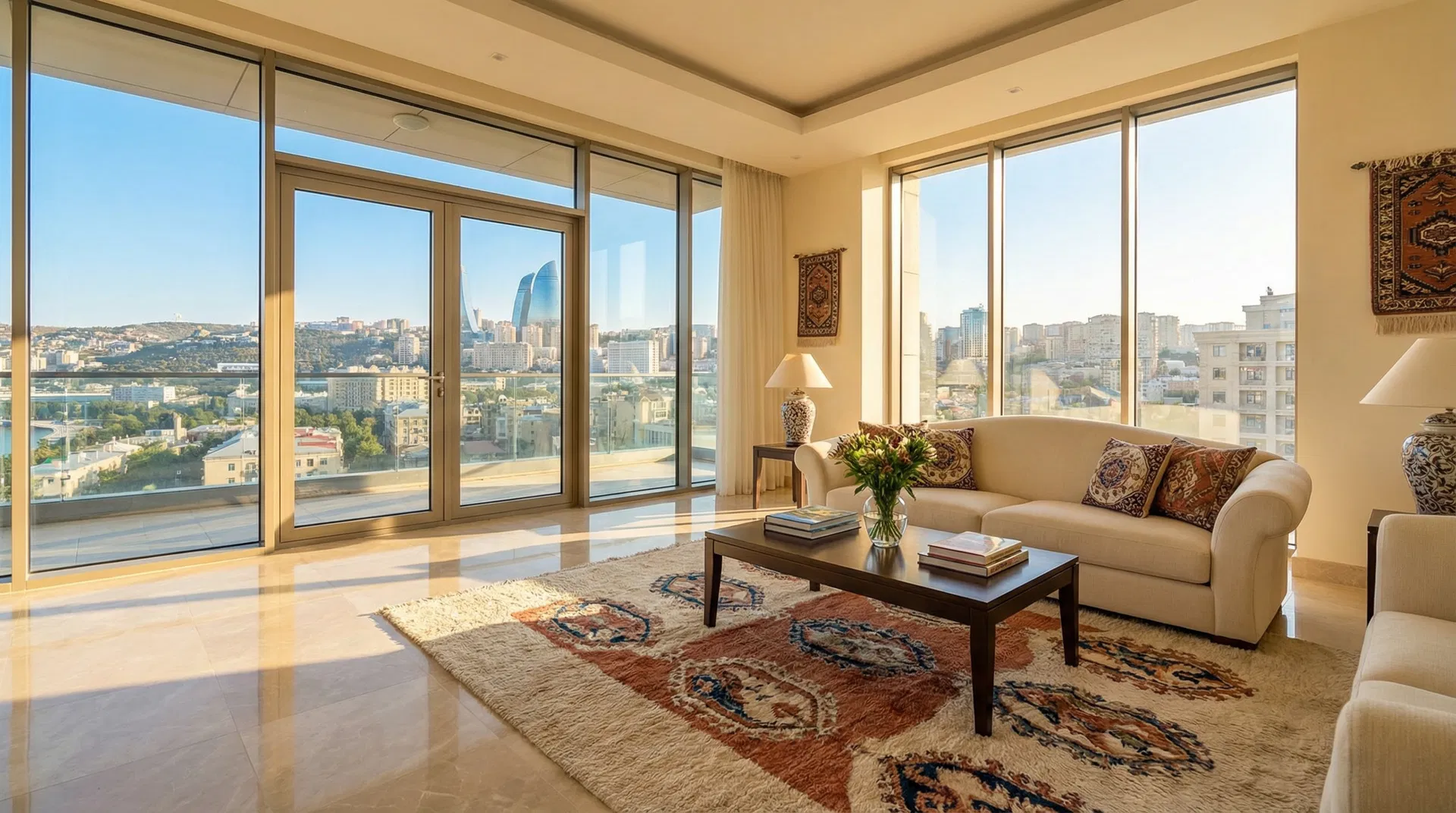 Gözəl təmiz qonaq otağı