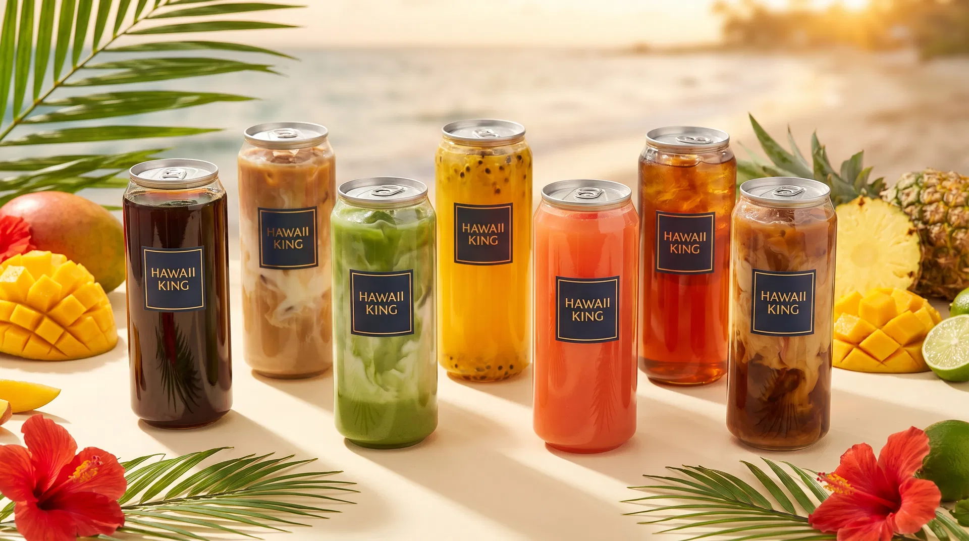 Hawaii King beverage lineup