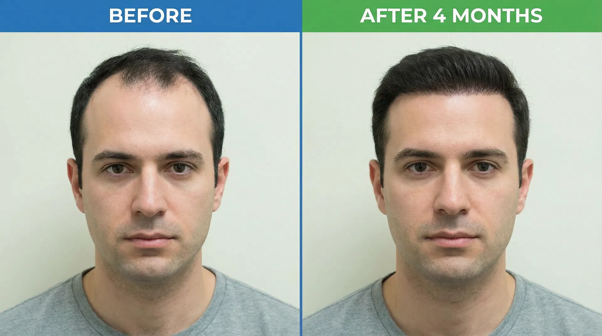 James, 31 hair transformation