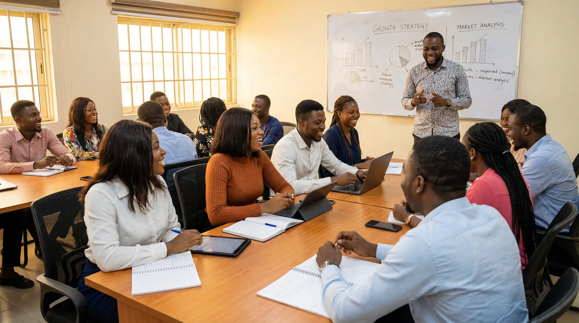 Business training workshop for young Nigerian entrepreneurs