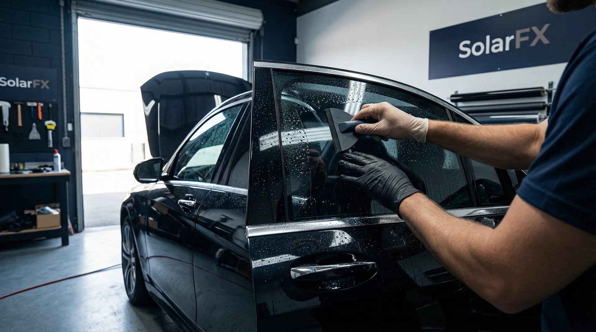 Window tinting service