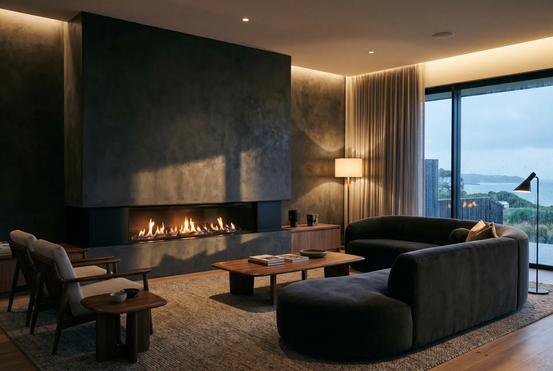 Microcement Fireplaces Gold Coast