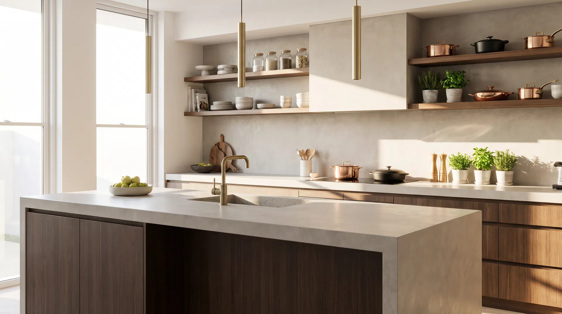 Microcement Kitchens Gold Coast